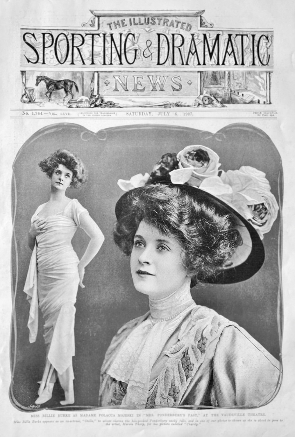 Miss Billie Burke as Madame Polacca Mojeski in 