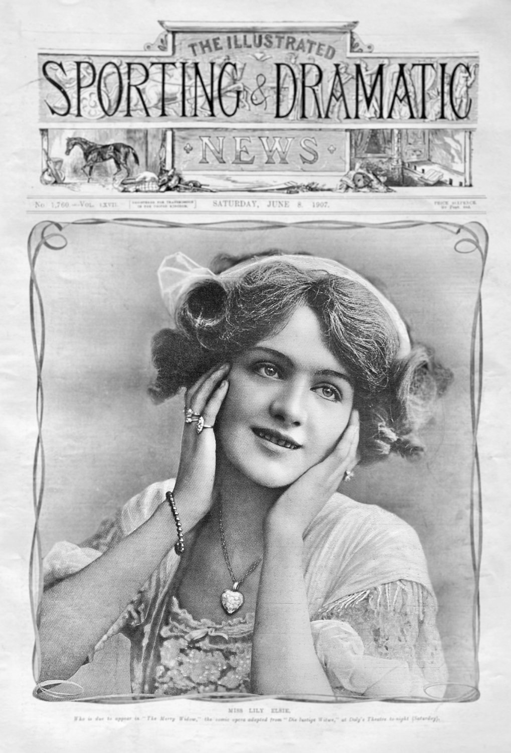 Miss Lily Elsie.  (Actress)  1907.