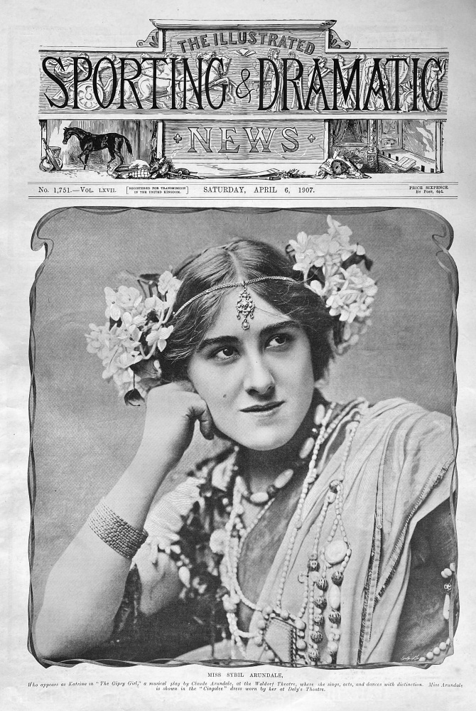 Miss Sybil Arundale.  1907.