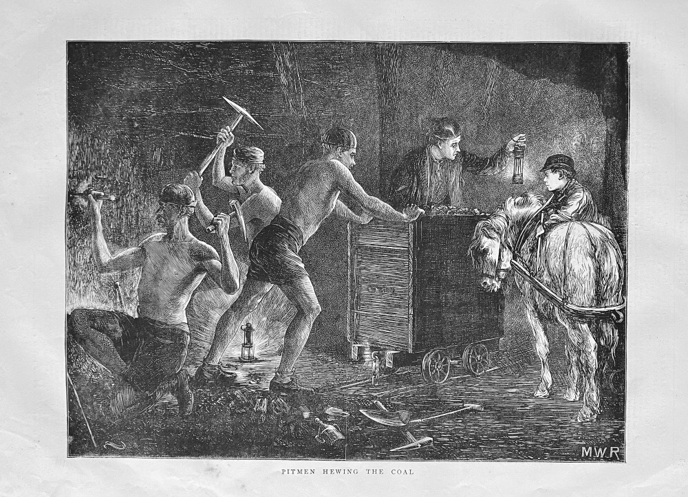 Pitmen Hewing the Coal. 1871.