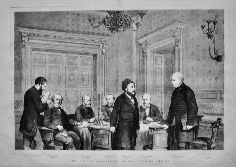 The London Conference at the Foreign Office.  1871.