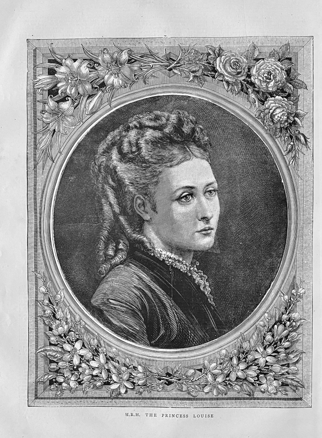 H.R.H. The Princess Louise.  1871.