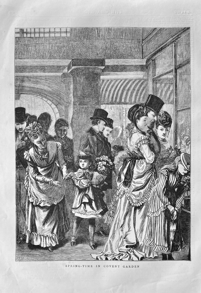 Spring-Time in Covent Garden.  1871.