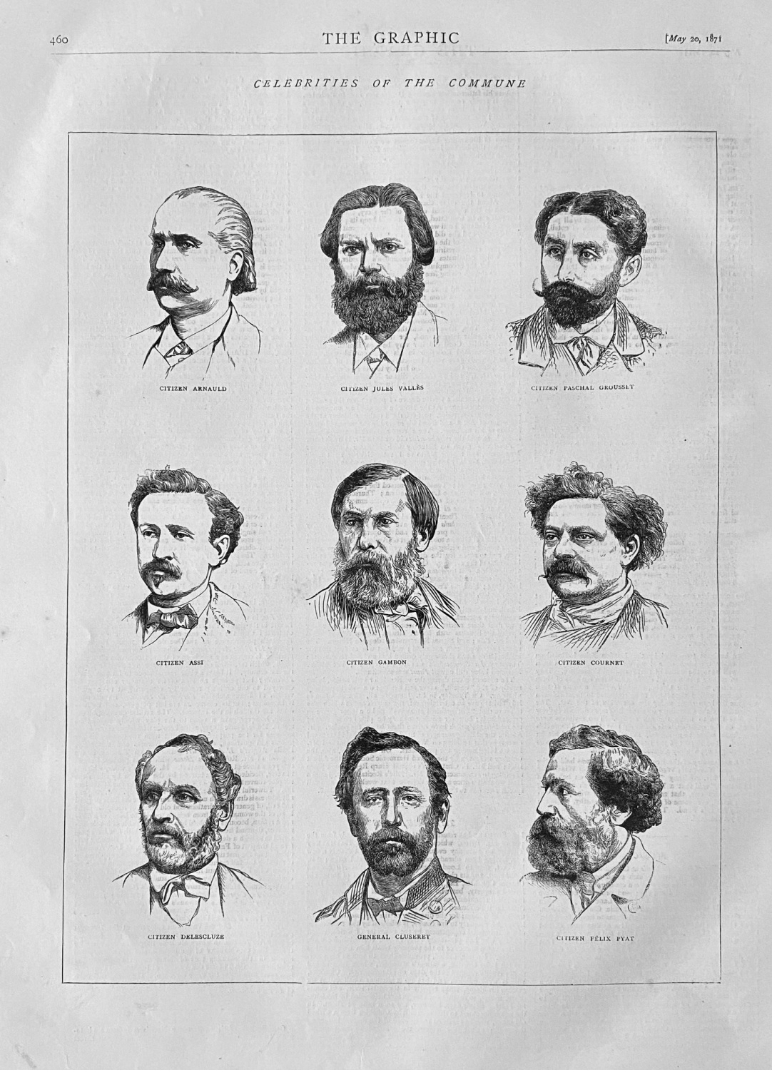 Celebrities of the Commune.  1871.