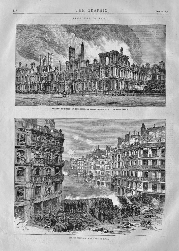 Sketches in Paris.  1871,