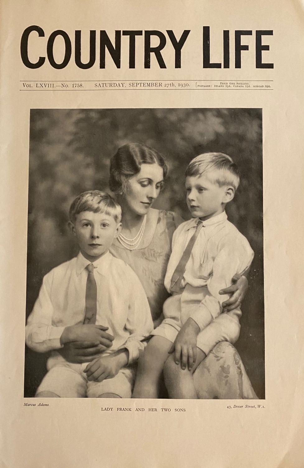 Country Life - September 27th, 1930