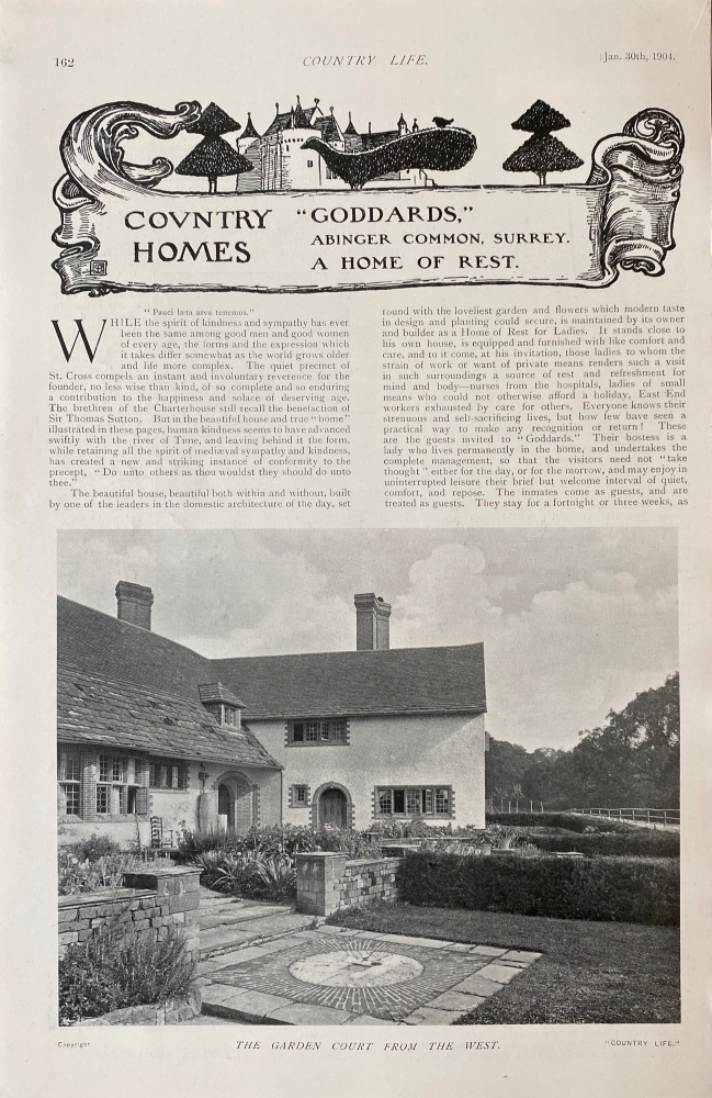 "Goddards", Abinger Common, Surrey - 1904
