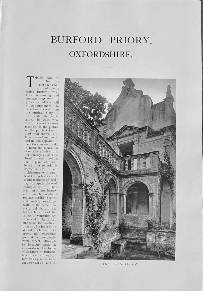 Burford Priory, Oxfordshire - 1929