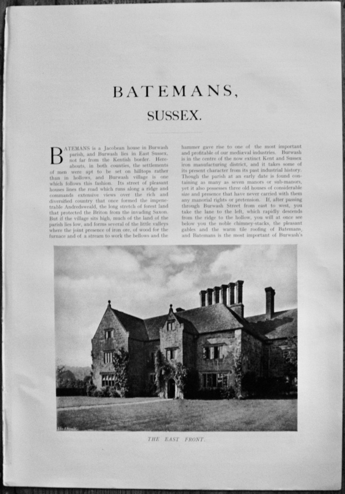 Batemans, Sussex - 1929