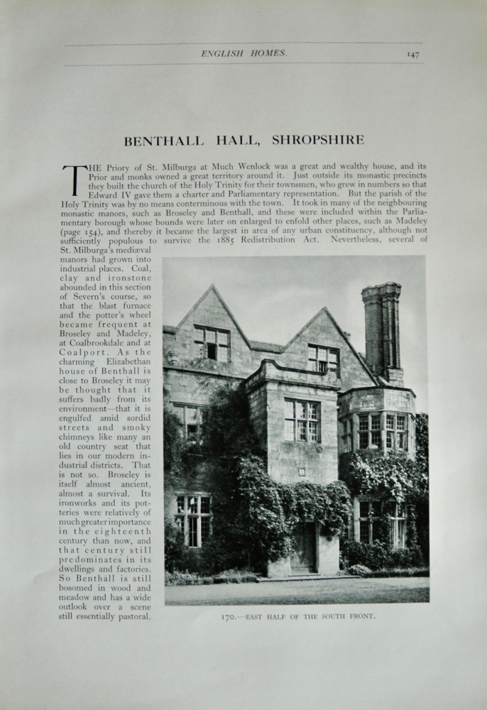 Benthall Hall, Shropshire