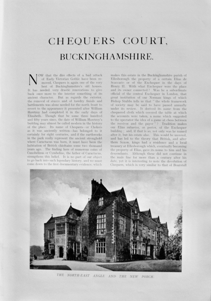 Chequers Court, Buckinghamshire - 1929