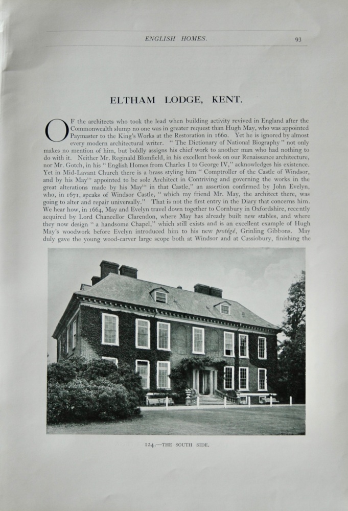 Eltham Lodge, Kent - 1929