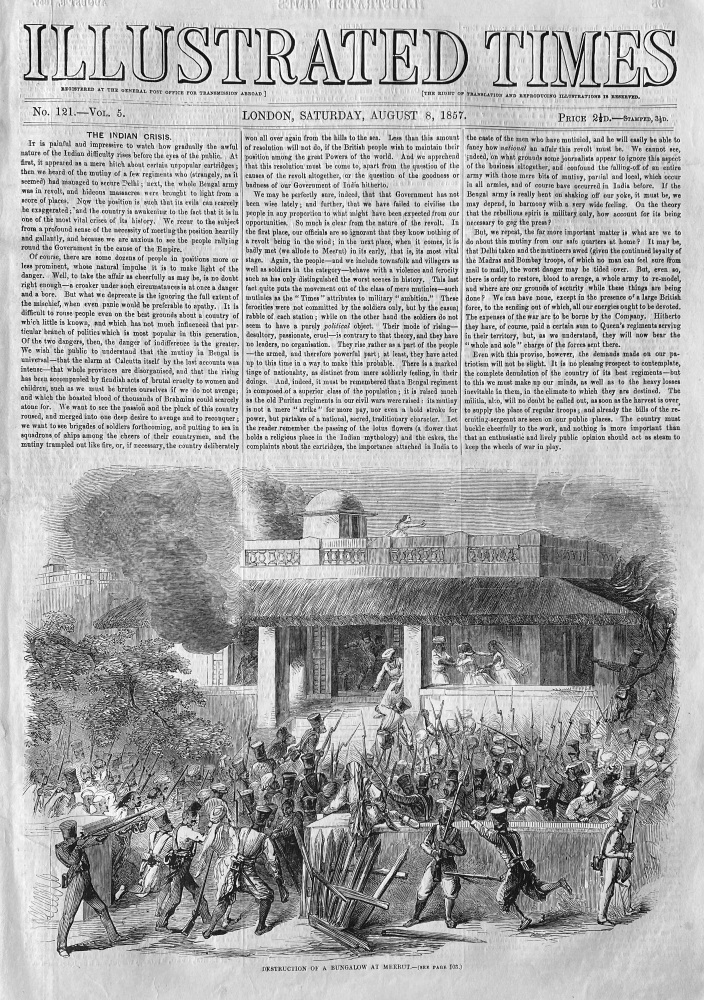 Illustrated Times.  August 8th, 1857.