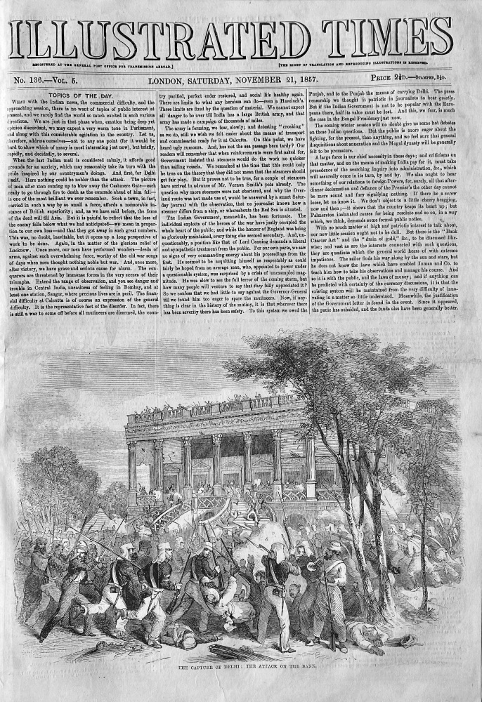 Illustrated Times. November 21st, 1857.