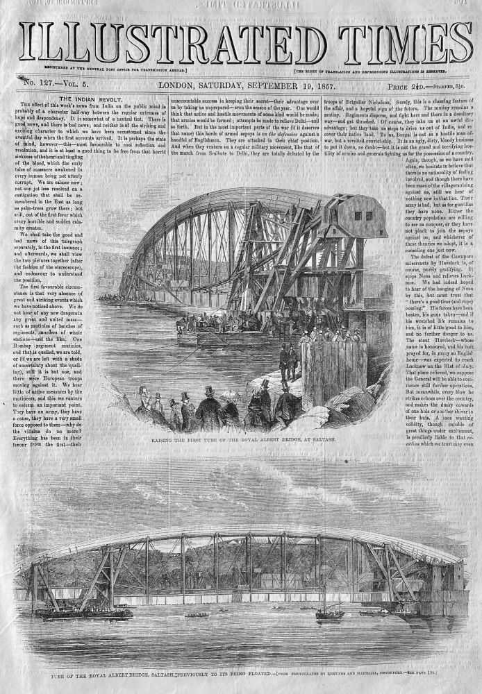 Illustrated Times.  December 19th, 1857.
