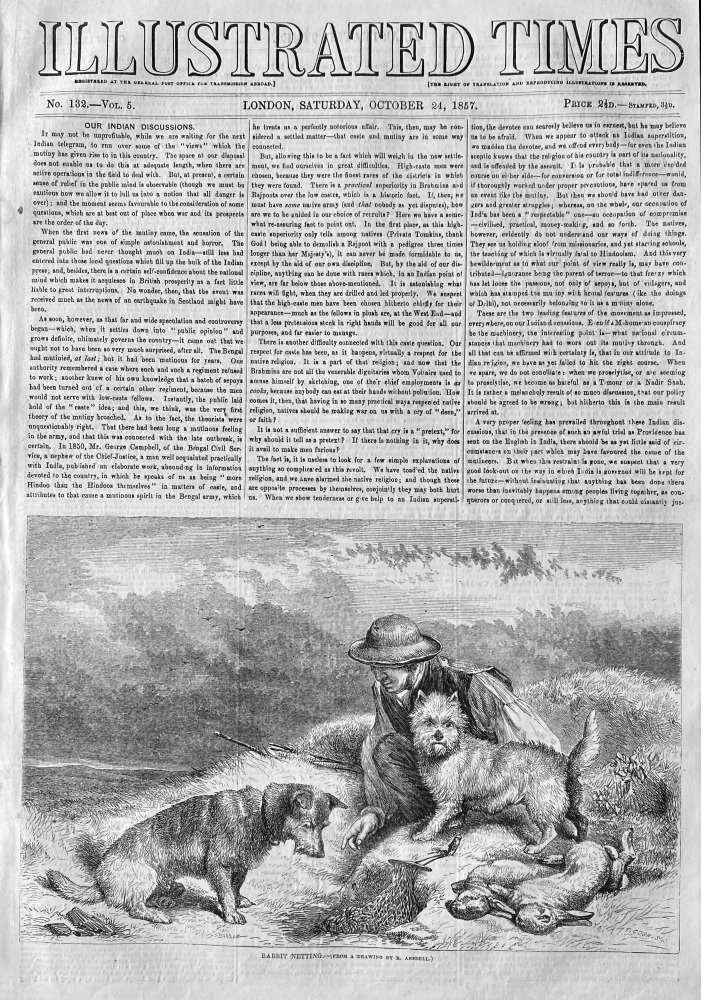 Illustrated Times,  October 24th, 1857.