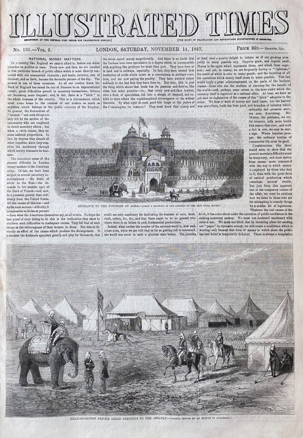 Illustrated Times. November 14th, 1857.