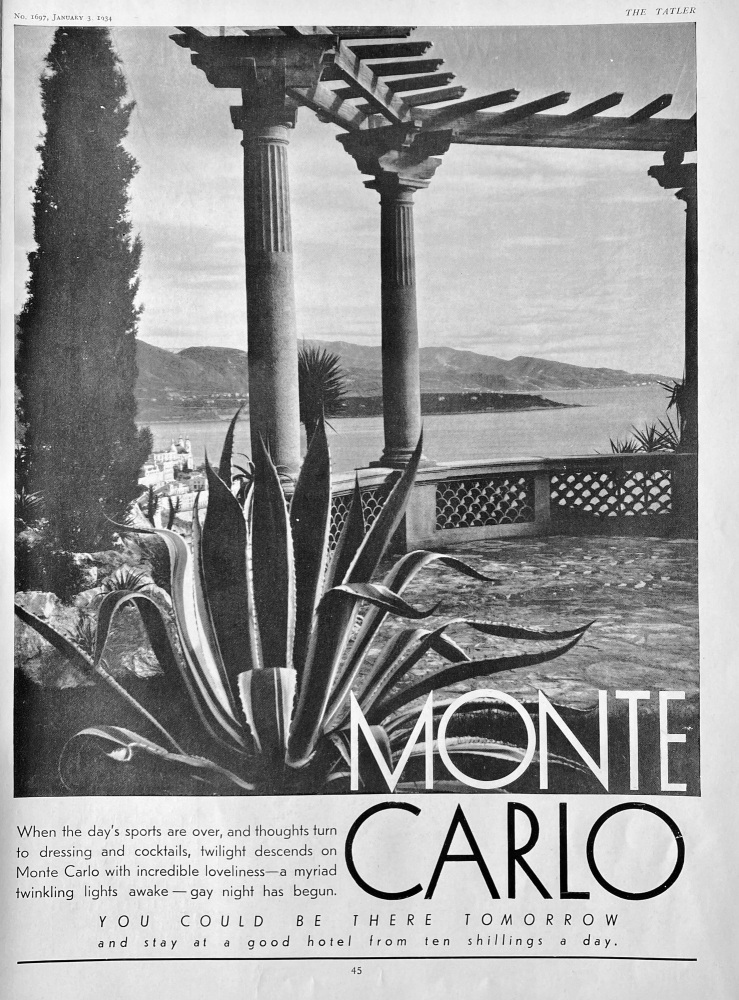Monte Carlo.  1934.