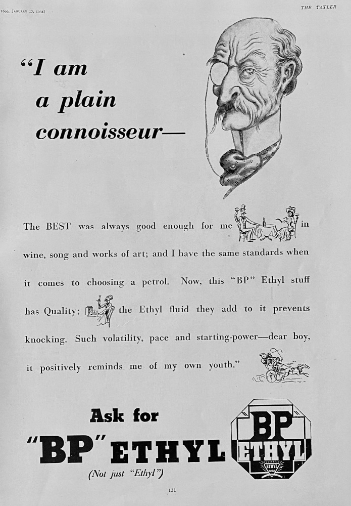 "BP."  Ethyl.  1934.