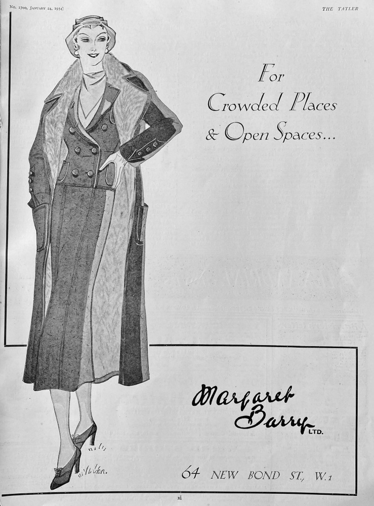 Margaret Barry Ltd.  64 New Bond Street W.1.