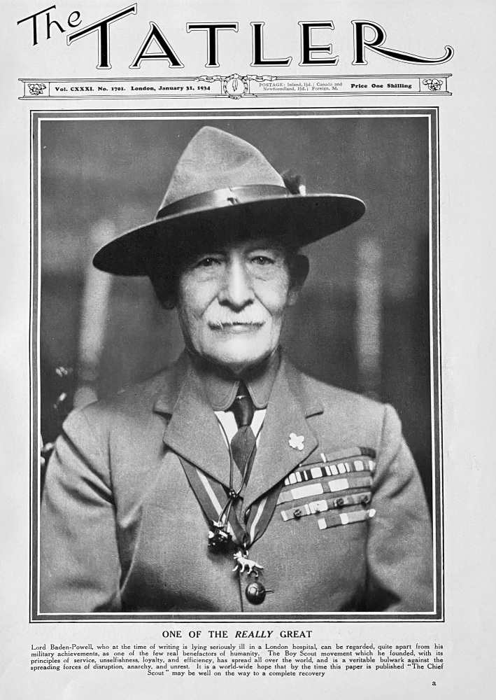 One of the Really Great.  (Lord Baden-Powell.) 1934.