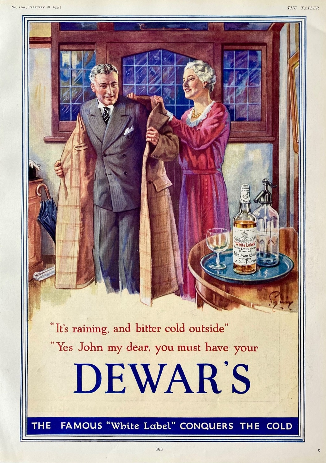 Dewar's .  The Famous 