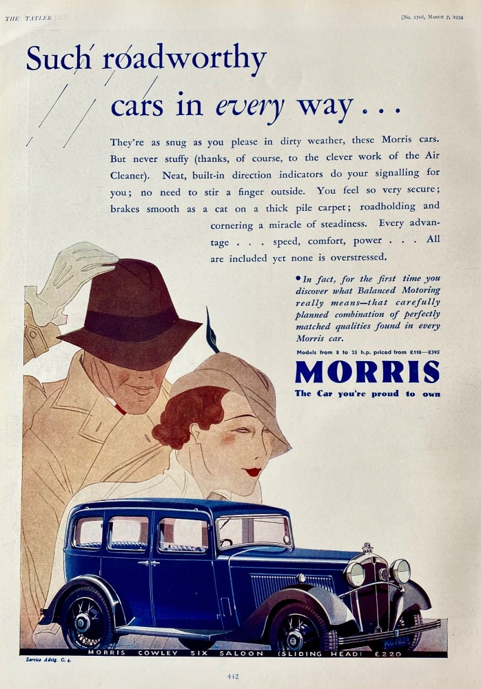 Morris Motor Car.  1934.