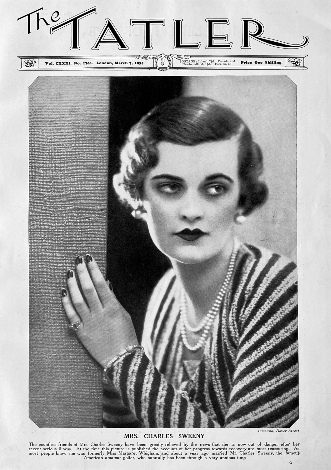 Mrs Charles Sweeny.  1934.