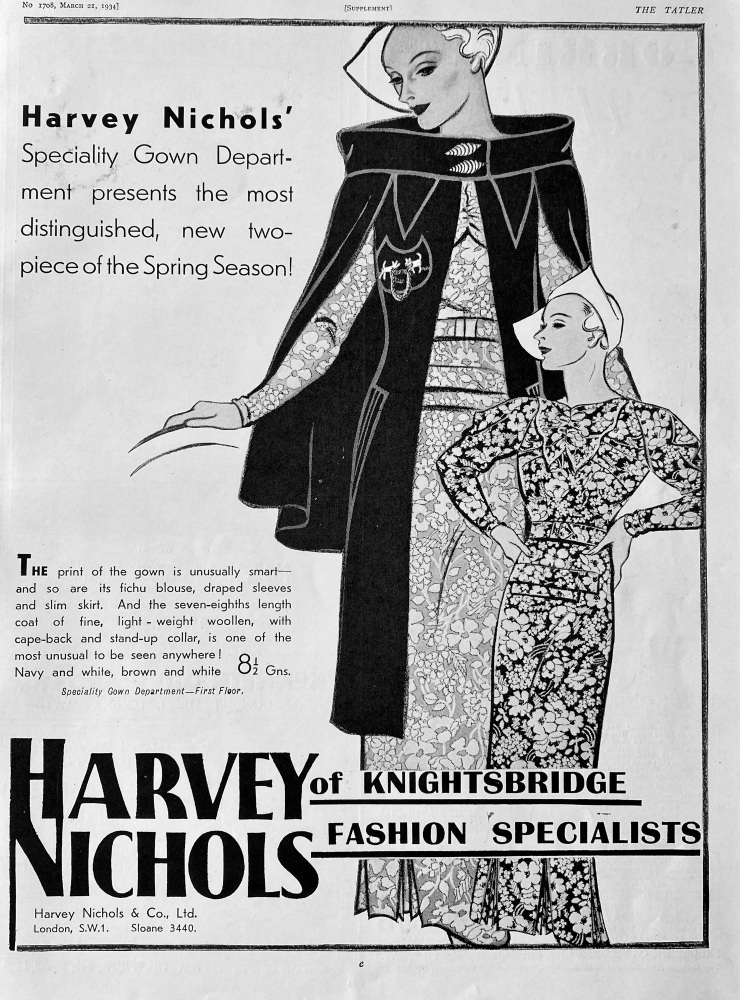 Harvey Nichols of Knightsbridge.  1934.