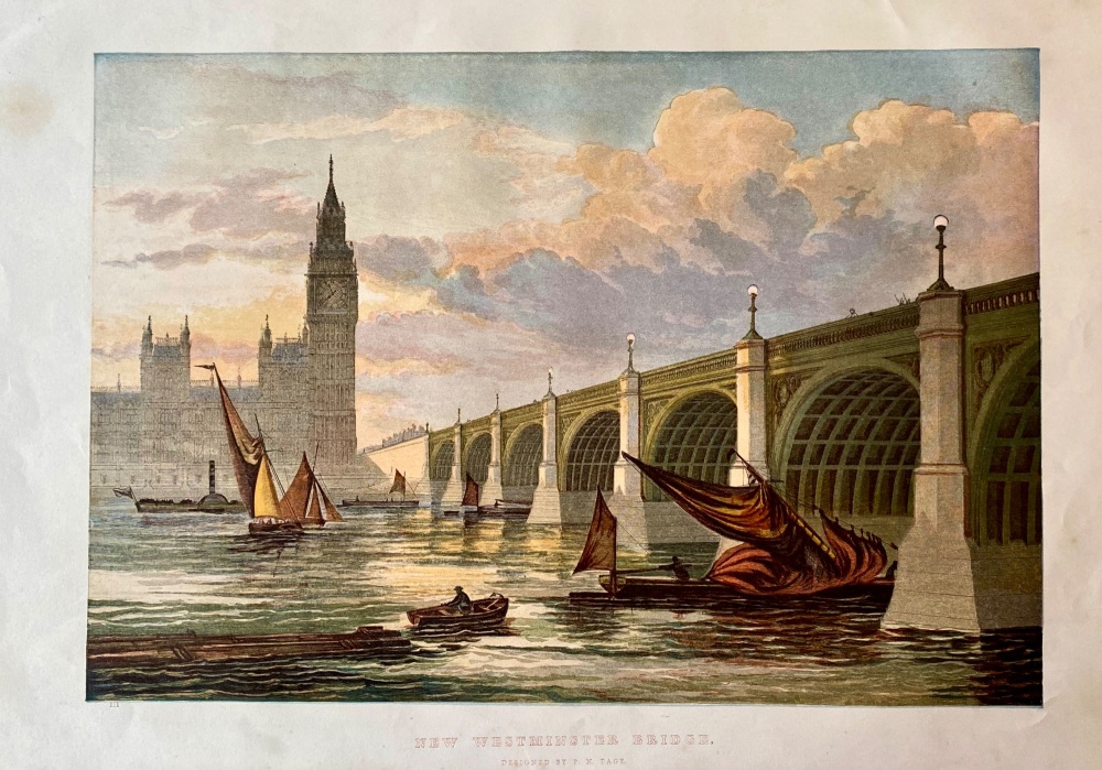 New Westminster Bridge.  1859.