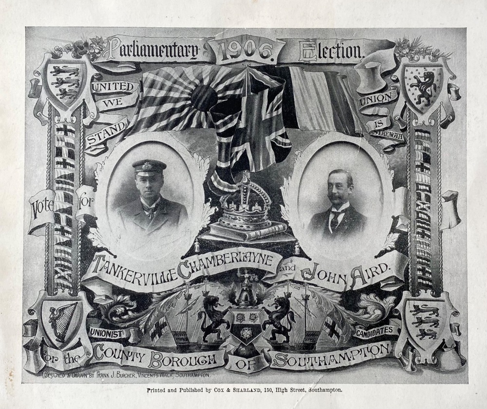 Parliamentary   1906.   Conservative  Electioneering   Card.