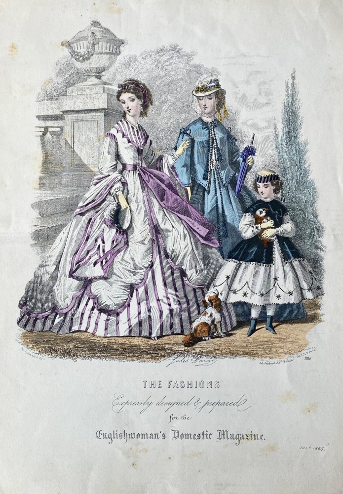 The Fashions Expressly designed & prepared for the Englishwoman's Domestic Magazine. 1865.