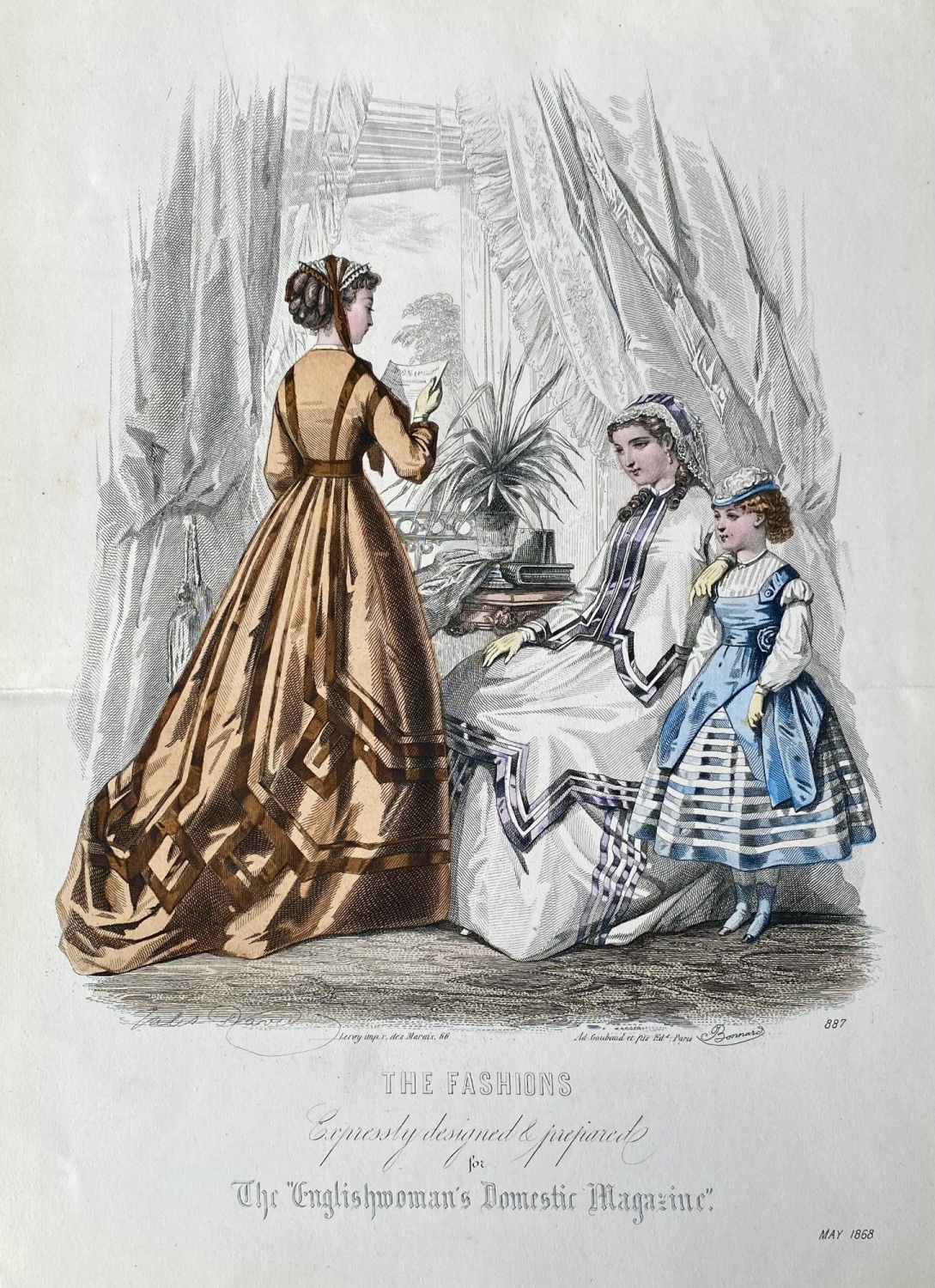 The Fashions , Expressly designed & prepared for the Englishwoman's Domesti