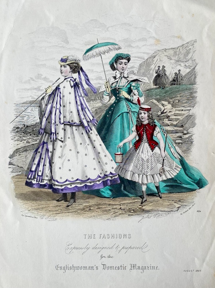 The Fashions , Expressly designed & prepared for the Englishwoman's Domestic Magazine.  1866.