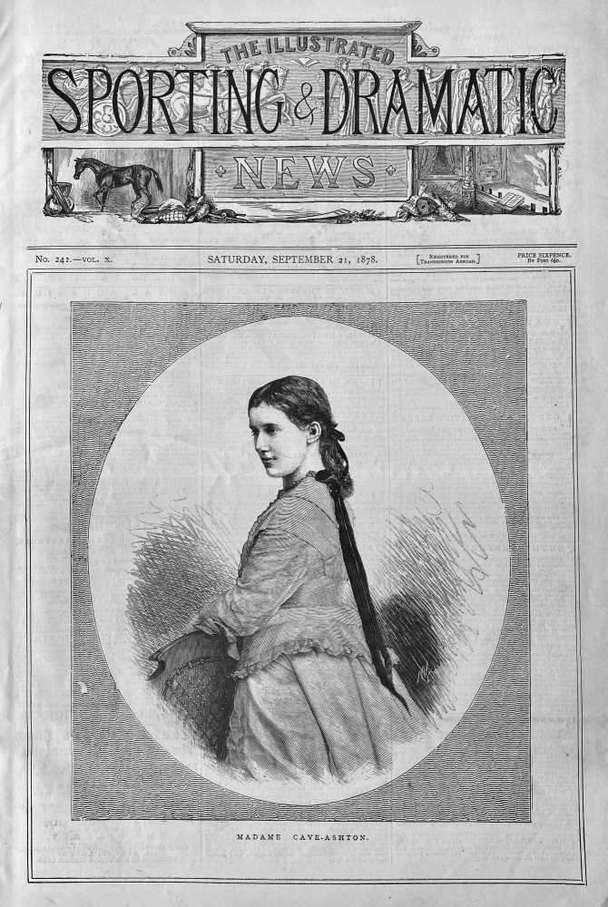 Madame Cave-Ashton.  1878.
