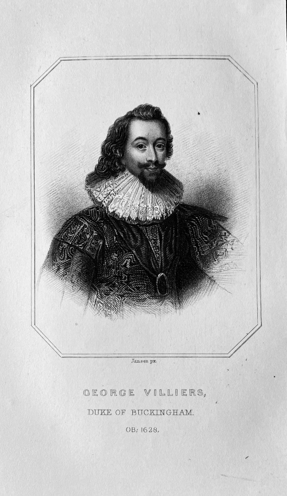 George Villiers,  Duke of Buckingham.  OB :  1628.