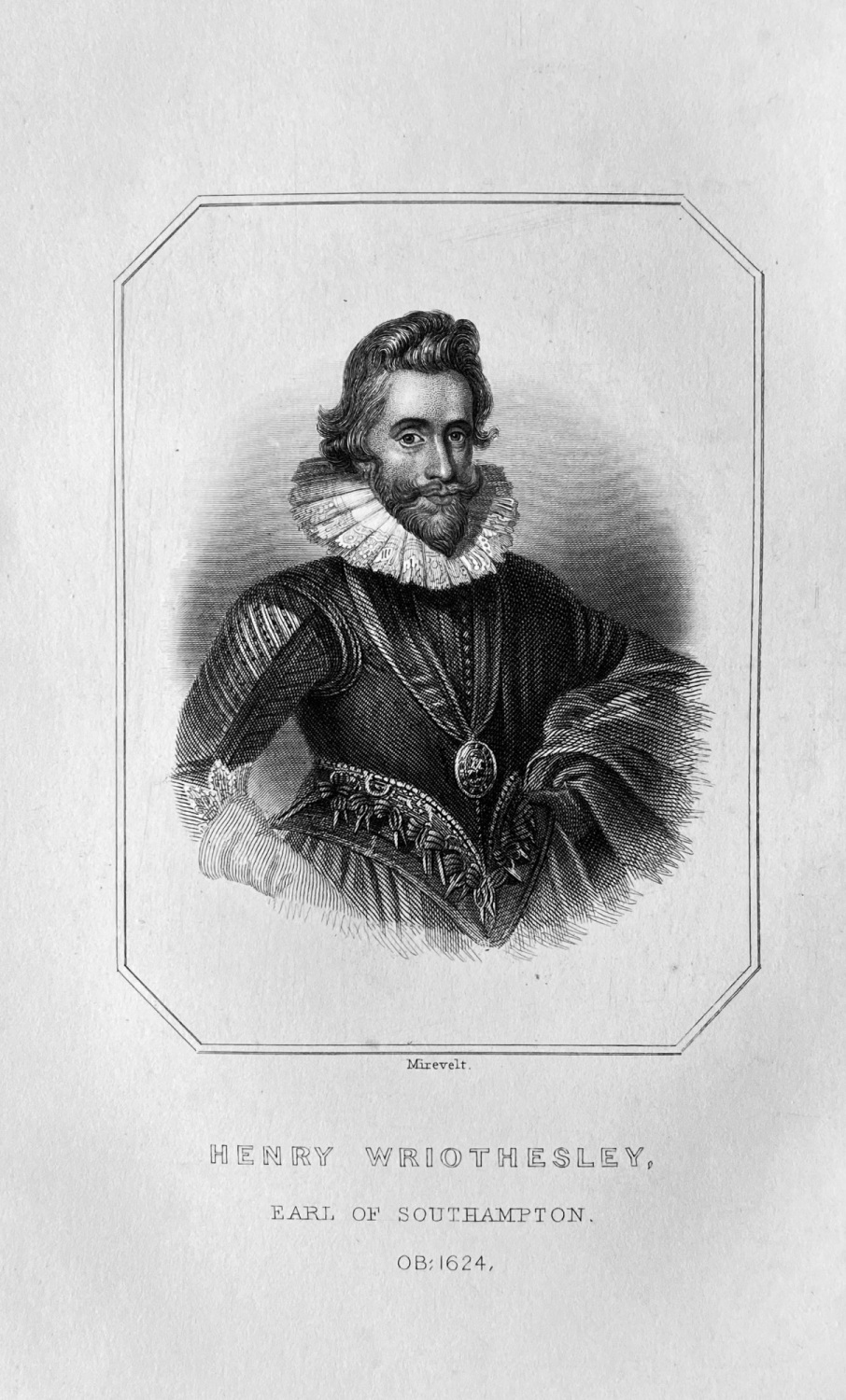 Henry Wriothesley,  Earl of Southampton,  OB :  1624.
