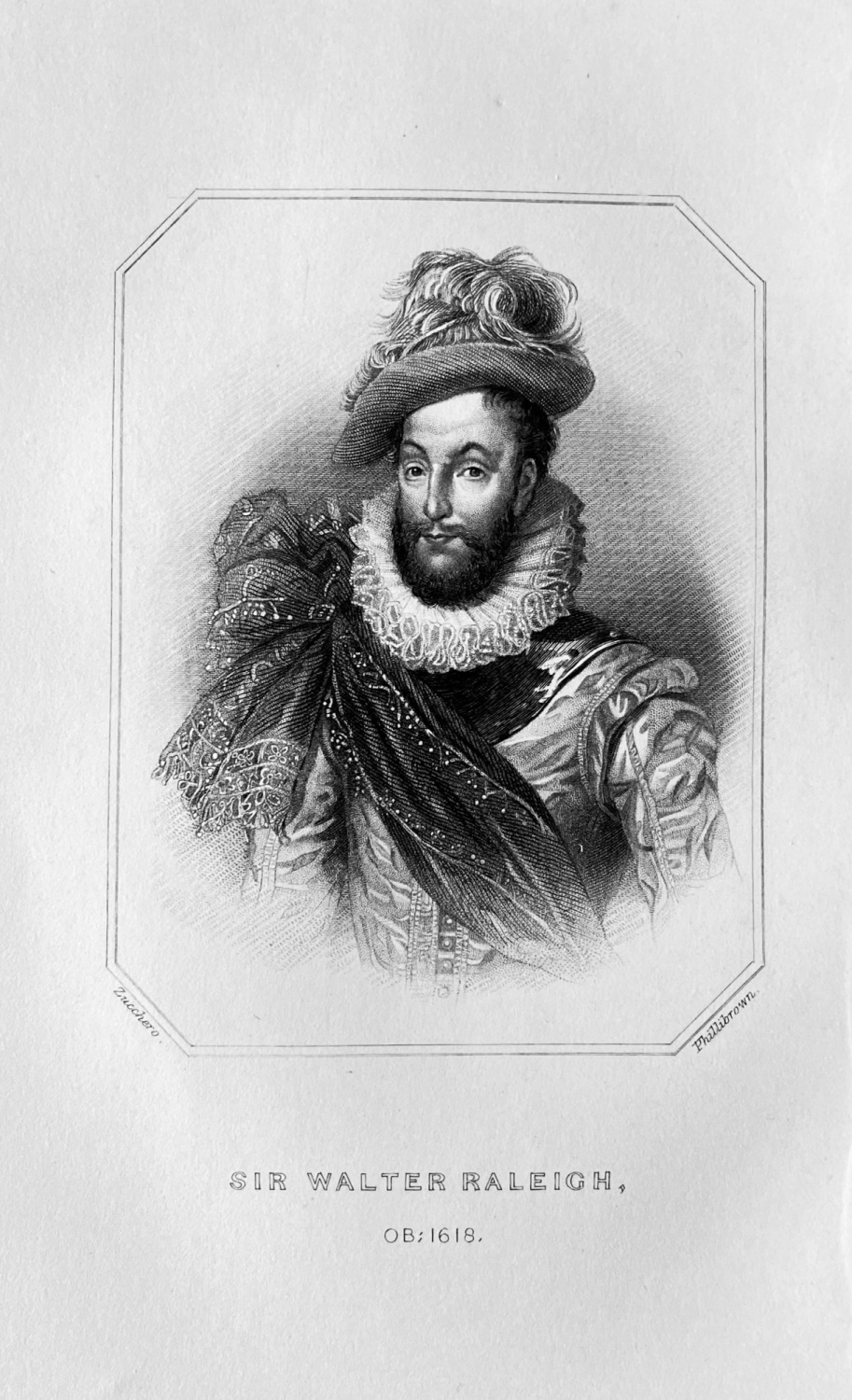 Sir Walter Raleigh.  OB : 1618.