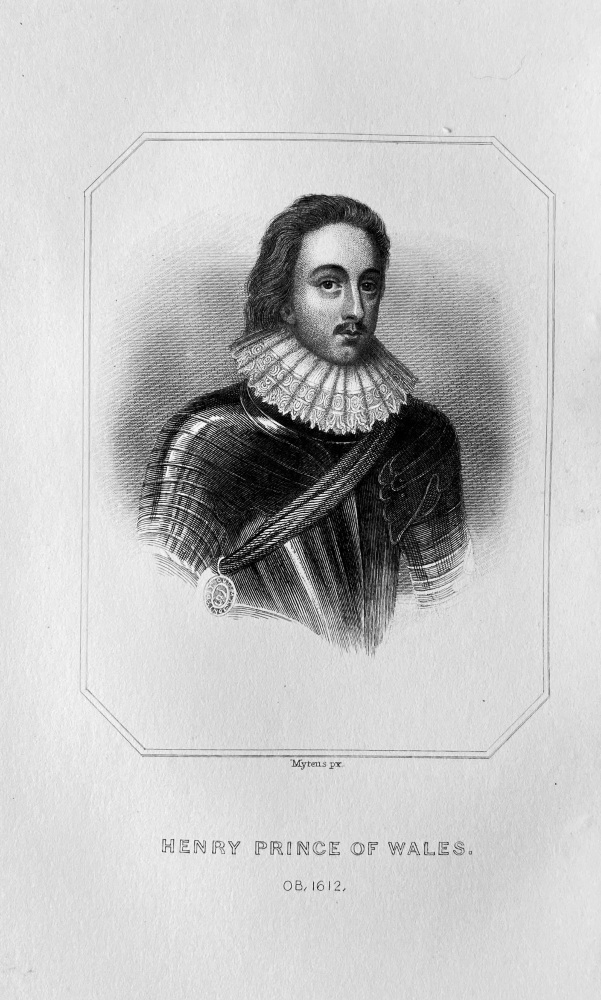 Henry, Prince of Wales.  OB : 1612.