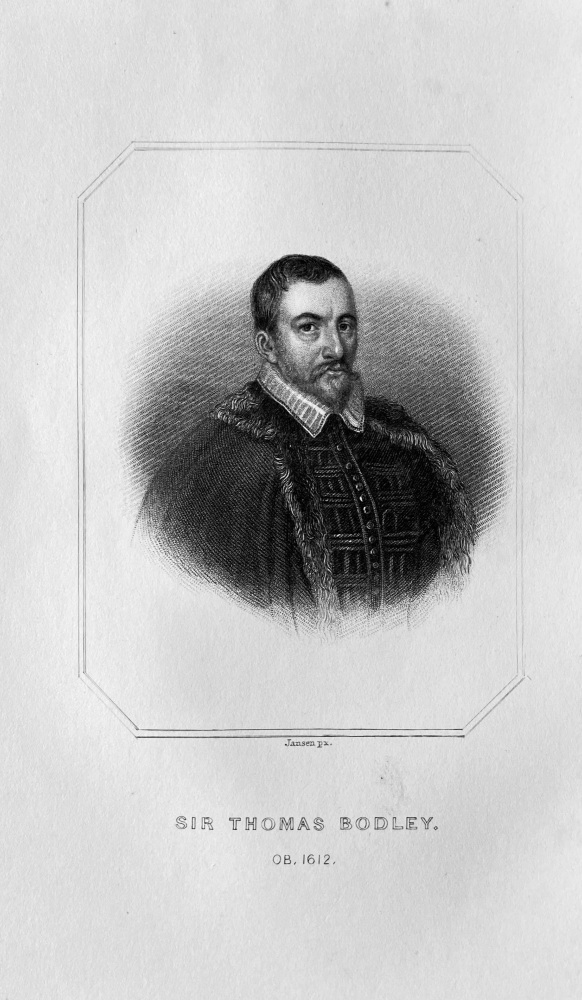 Sir Thomas Bodley,  OB :  1612.