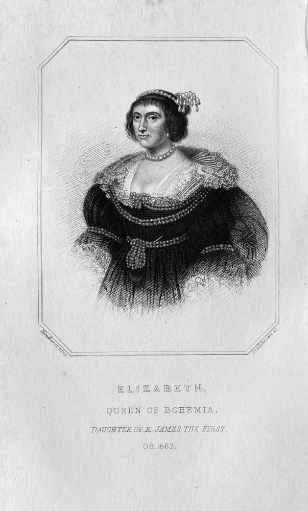 Elizabeth, Queen of Bohemia.  OB :  1662.