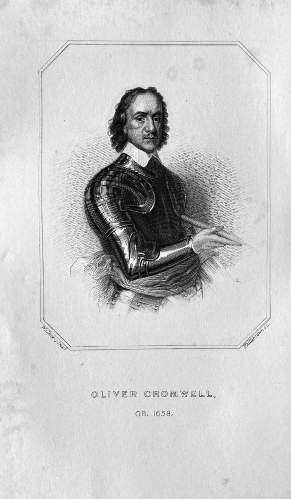 Oliver Cromwell.  OB : 1658.