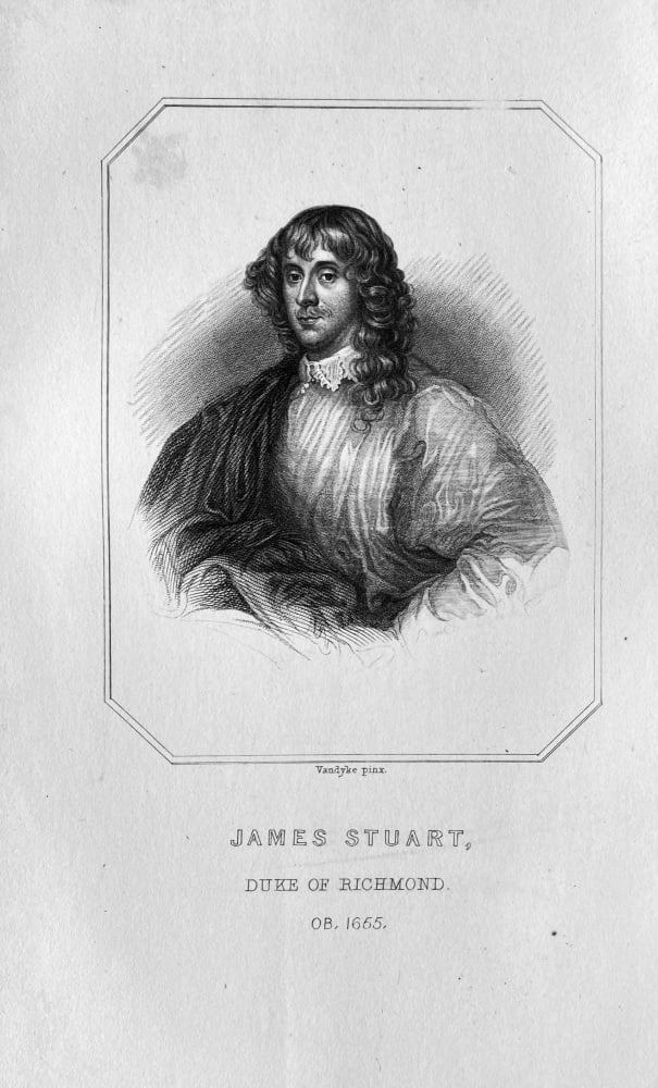 James Stuart, Duke of Richmond.  OB : 1655.