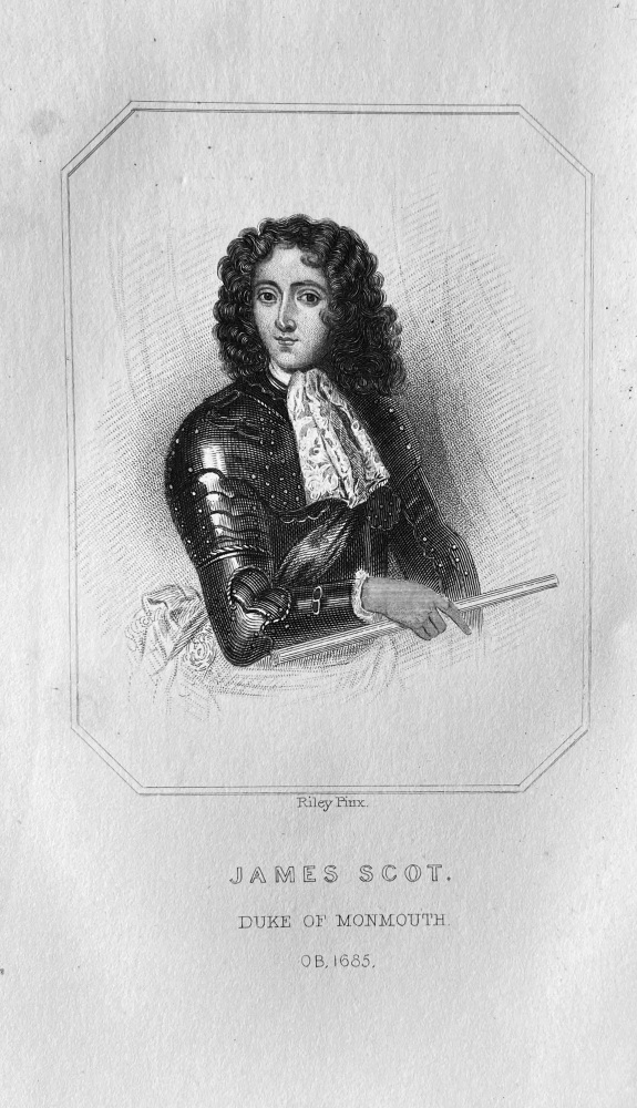 James Scot.  Duke of Monmouth.  OB :  1685.