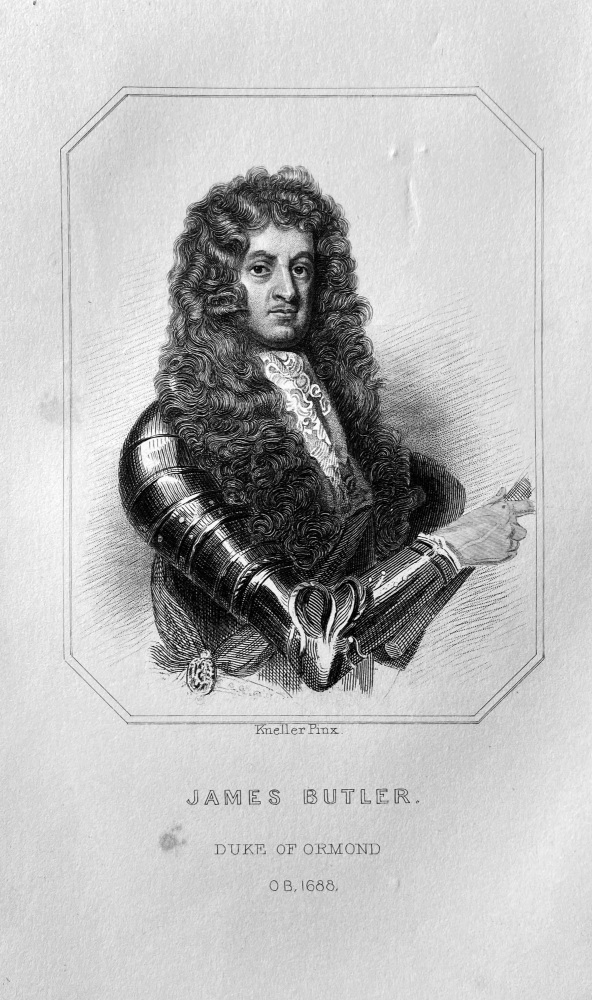 James Butler,  First Duke of Ormond.  OB :  1688.