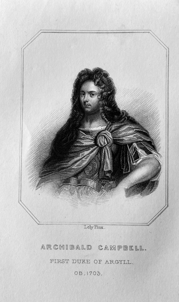 Archibald Cambell. First Duke of Argyll.  OB ;  1793.