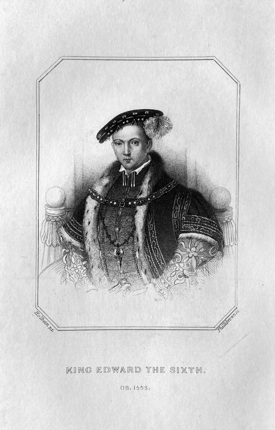 King Edward the Sixth,  OB :  1553.