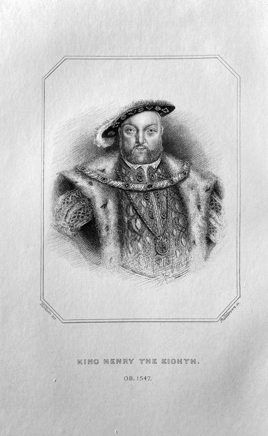 King Henry the Eighth.  OB :  1547.