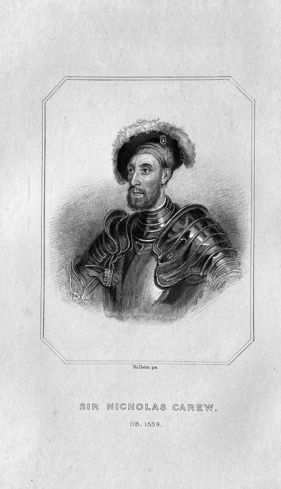 Sir Nicholas Carew.  OB :  1539.