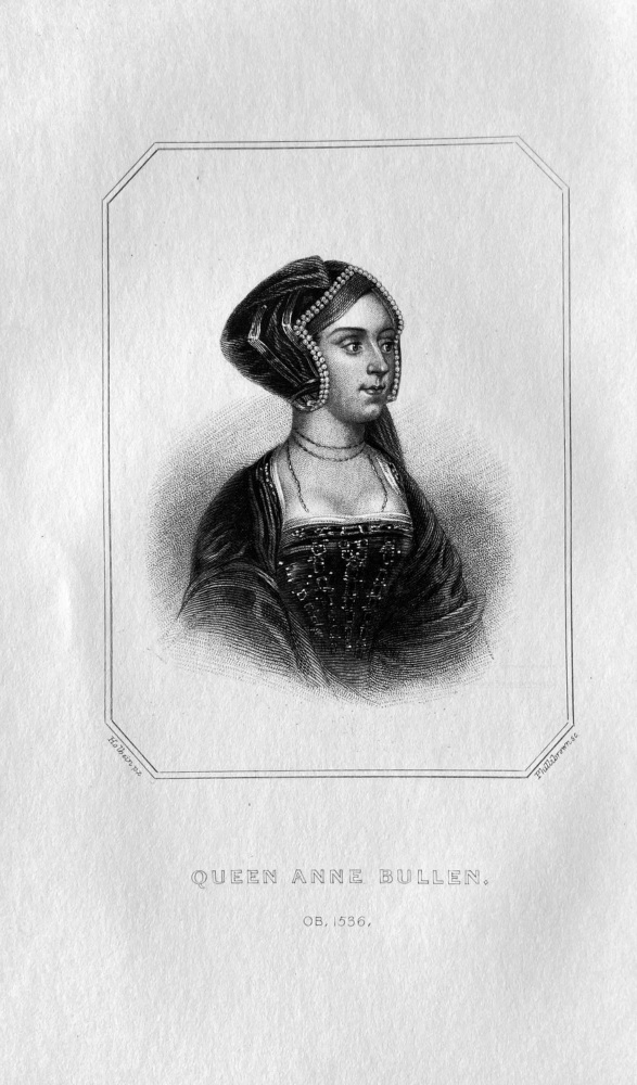 Queen Anne Bullen.  OB :  1536.